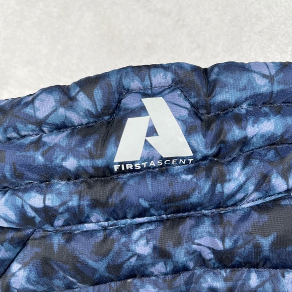 Eddie Bauer First Ascent Stormdown 800 Down‎ Puffer Vest Women XS Blue/Black-EUC - Picture 8 of 14